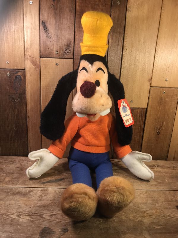 Walt Disney Goofy Plush Doll グーフィー ビンテージ ぬいぐるみ ...