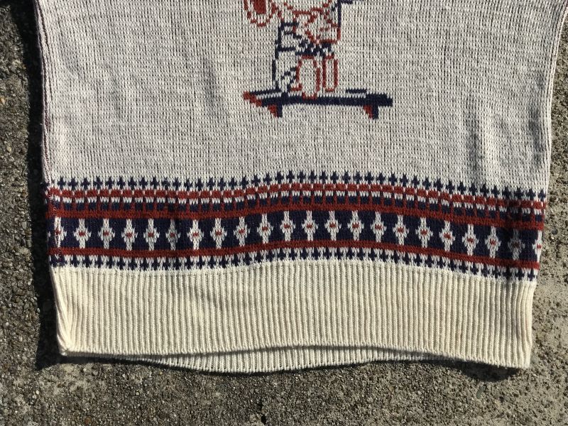 Arrow Peanuts Snoopy Knit Sweater スヌーピー ビンテージ セーター