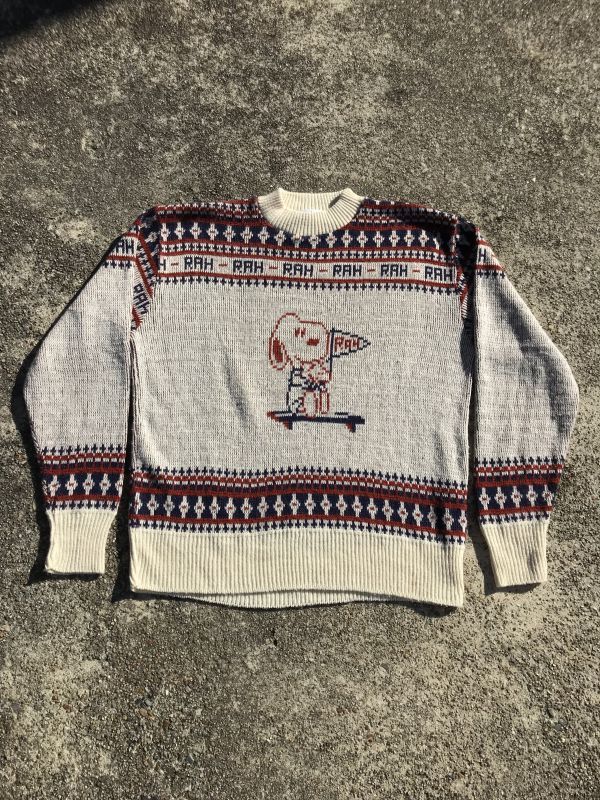 Arrow Peanuts Snoopy Knit Sweater スヌーピー ビンテージ セーター