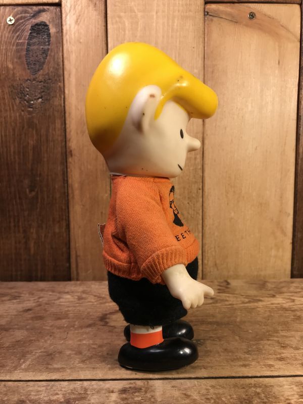Peanuts Snoopy “Schroeder” Pocket Doll Figure シュローダー ビンテージ ポケットドール ピーナッツ 60年代  - STIMPY(Vintage Collectible Toys）スティンピー(ビンテージ コレクタブル トイズ）