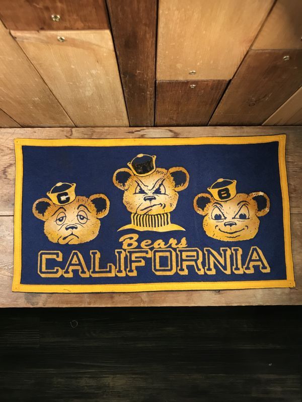 Calfornia University “Golden Bears” Felt Banner カレッジ