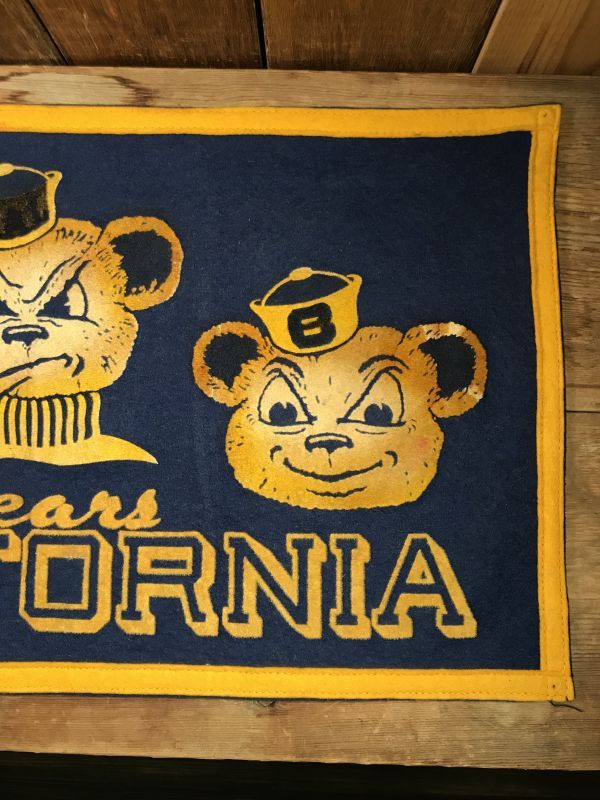 Calfornia University “Golden Bears” Felt Banner カレッジ