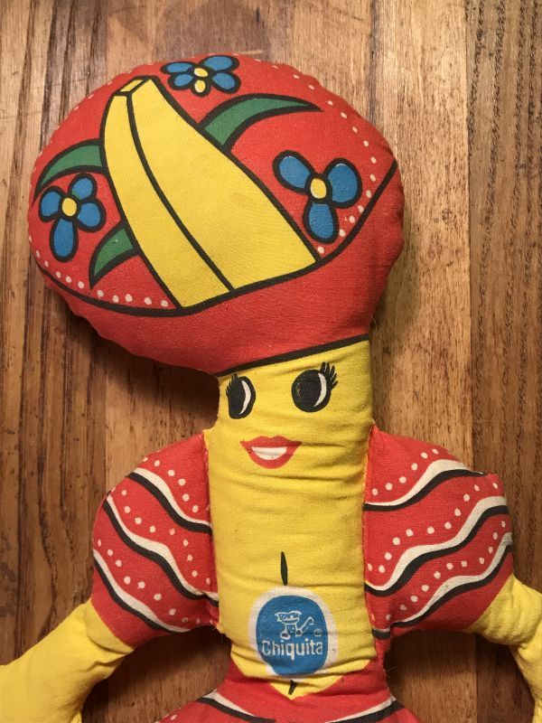 Chiquita Banana Pillow Doll チキータバナナ ビンテージ ピロードール クロスドール アドバタイジング 70年代 Stimpy Vintage Collectible Toys スティンピー ビンテージ コレクタブル トイズ