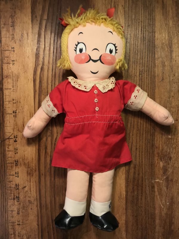 70'ｓ ビンテージ キャンベルスープ キッズ ソフビ ドール 人形 女の子 