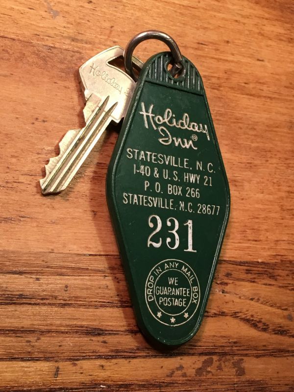 Holiday inn Vintage Motel Key”231” ホリデイイン モーテルキー 鍵 ホテル 60〜70年代 - STIMPY( Vintage Collectible Toys）スティンピー(ビンテージ コレクタブル トイズ）