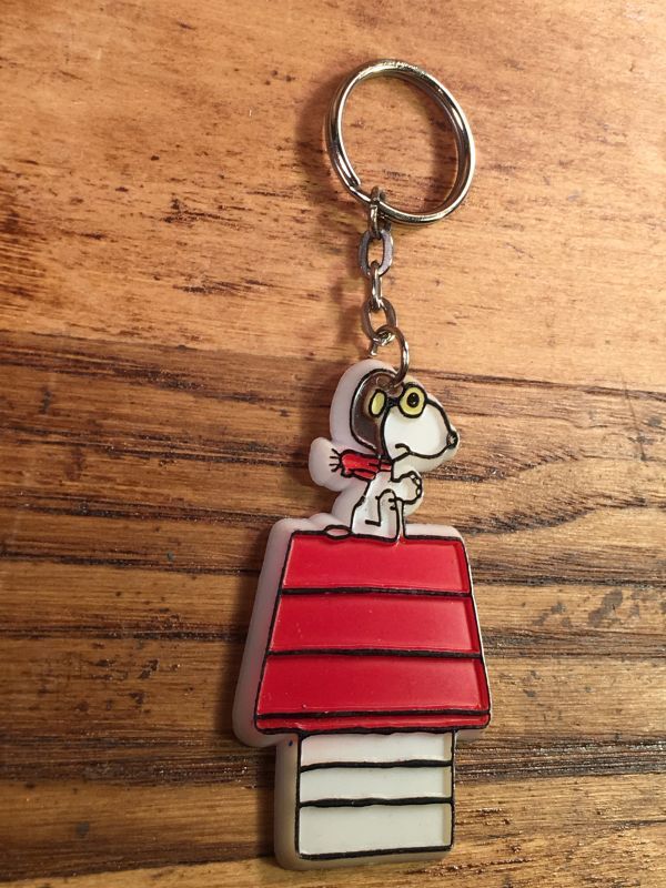 Peanuts Snoopy “Flying Ace” Keychain スヌーピー ビンテージ 