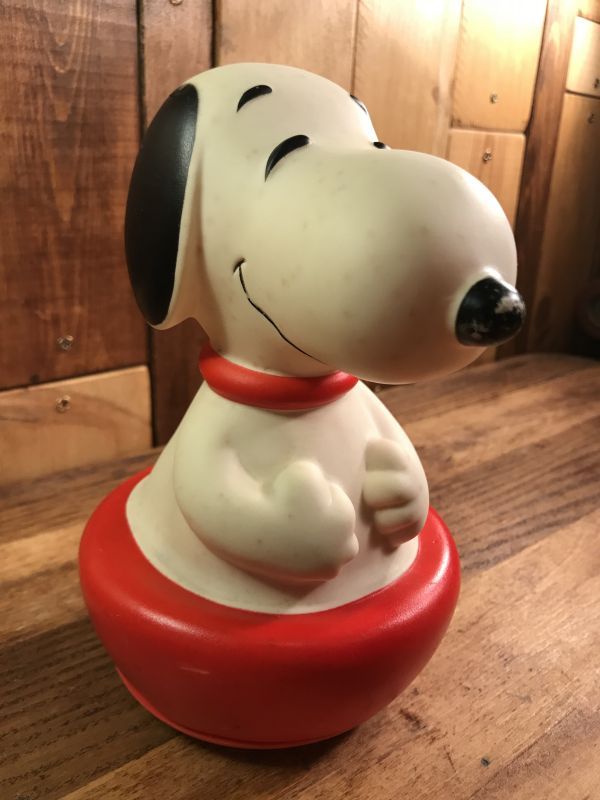 Peanuts Snoopy Roly Poly Toy スヌーピー ビンテージ 起き上がりこぼし ローリーポーリー 70年代 - STIMPY( Vintage Collectible Toys）スティンピー(ビンテージ コレクタブル トイズ）