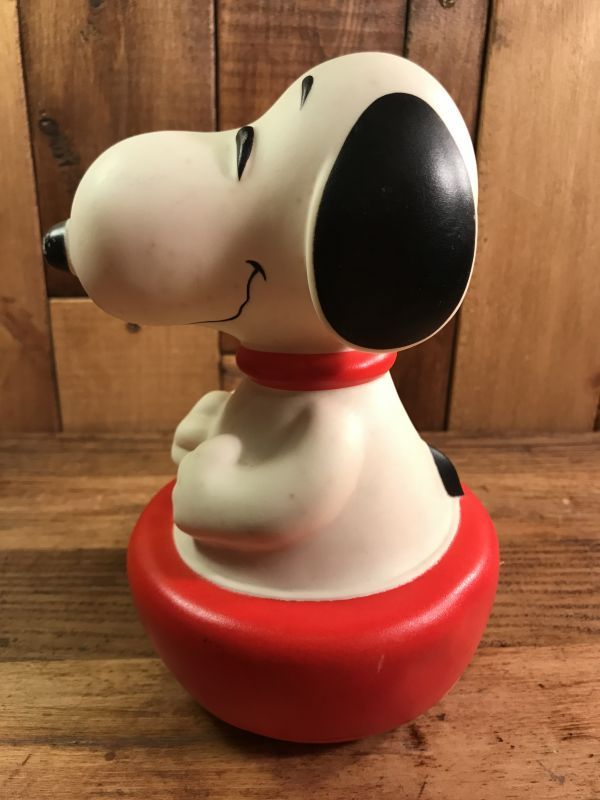 Peanuts Snoopy Roly Poly Toy スヌーピー ビンテージ 起き上がりこぼし ローリーポーリー 70年代 -  STIMPY(Vintage Collectible Toys）スティンピー(ビンテージ コレクタブル トイズ）