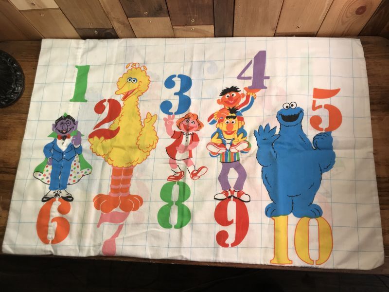 Sesame Street “Number” Pillow Case セサミストリート ビンテージ