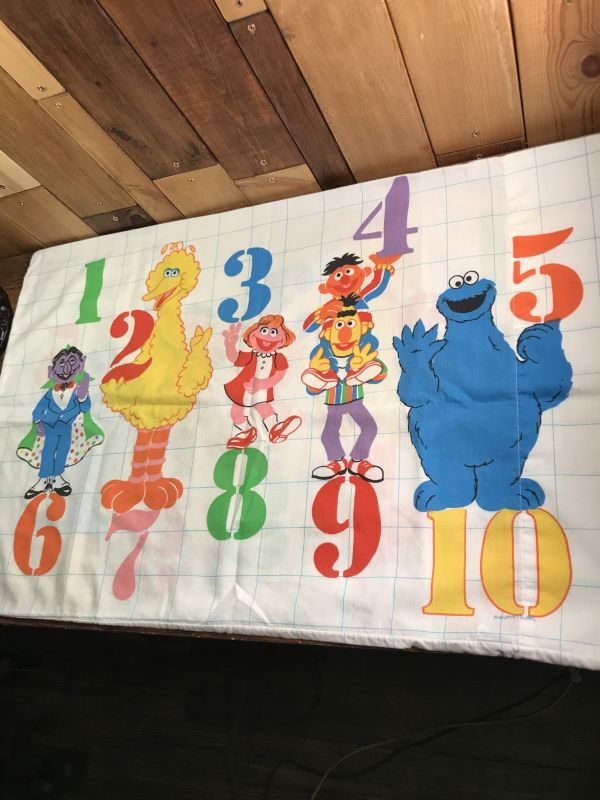 Sesame Street “Number” Pillow Case セサミストリート ビンテージ