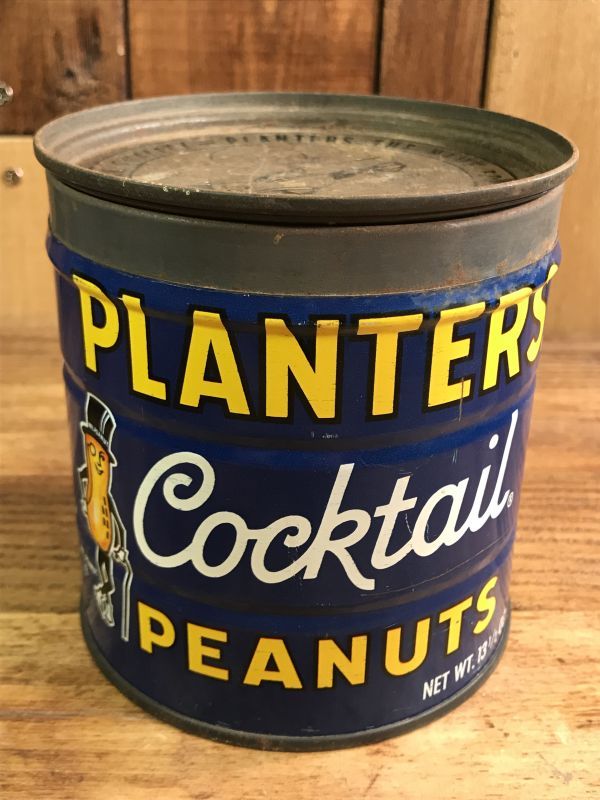 アンティーク　ミスター　ピーナッツ　ティン缶　Cocktail Peanuts