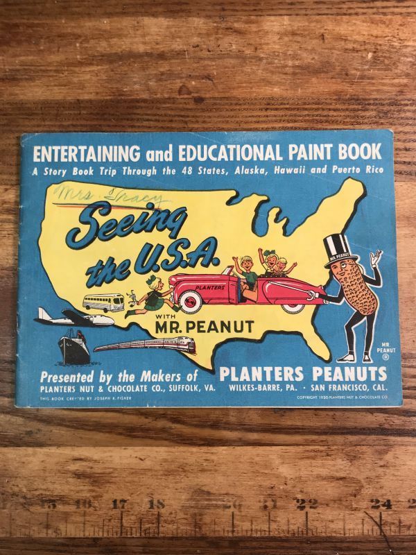 Mr.Peanut's Entertaining and Educational Paint Book ミスター