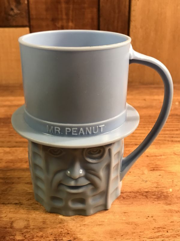 Planters Mr Peanut Plastic Mug ミスターピーナッツ ビンテージ