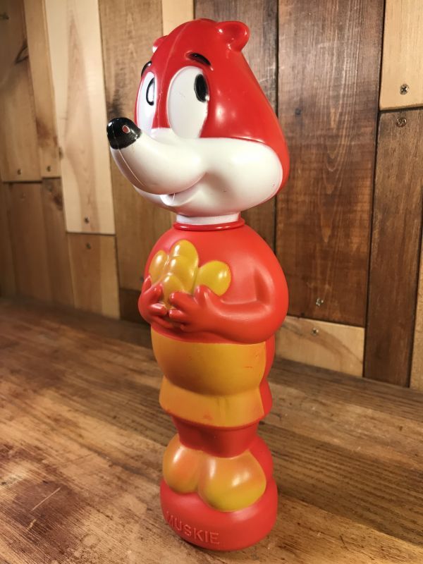 Terrytoons Muskie Muskrat Soaky Bottle マスキー ビンテージ ソーキーボトル わんわん保安官 シャンプーボトル 60年代 Animation Character アニメーション系キャラクター Warner Cartoon ワーナー カートゥーン 系 Stimpy Vintage Collectible Toys スティンピー