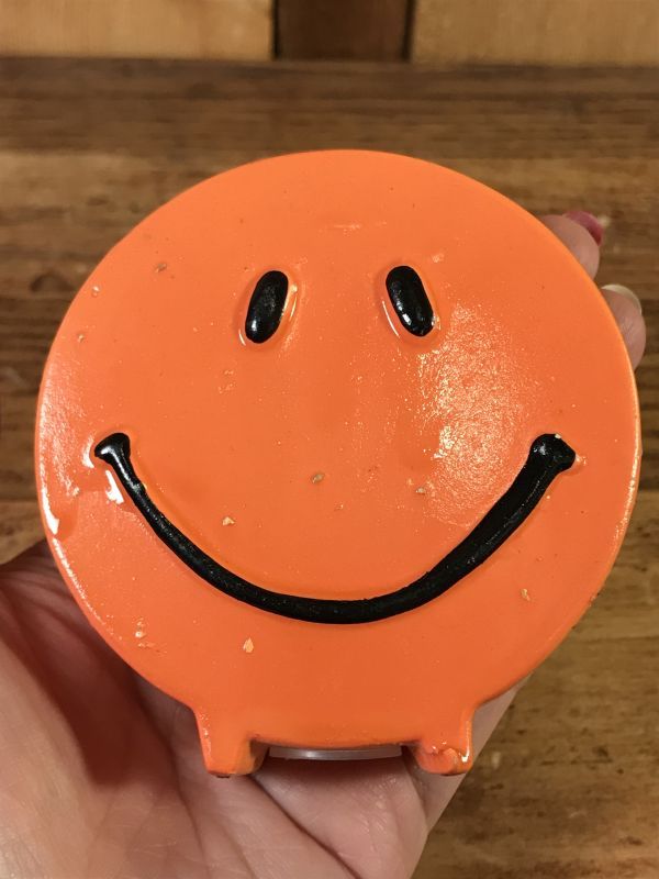 Smile “Orange” Ceramic Salt u0026 Pepper Set スマイル ビンテージ ソルト＆ペッパー スマイルフェイス 60年代  - STIMPY(Vintage Collectible Toys）スティンピー(ビンテージ コレクタブル トイズ）