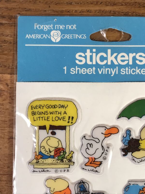 American Greetings Ziggy Vinyl Puff Stickers ジギー ビンテージ パフステッカー プクプクシール 80年代 Stimpy Vintage Collectible Toys スティンピー ビンテージ コレクタブル トイズ