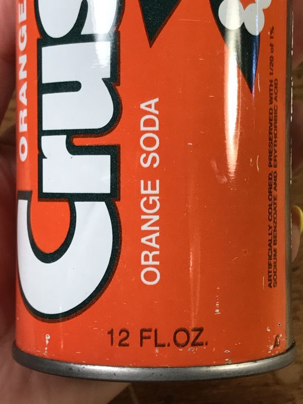 Crush Orange Soda Drink Can クラッシュオレンジソーダ ビンテージ