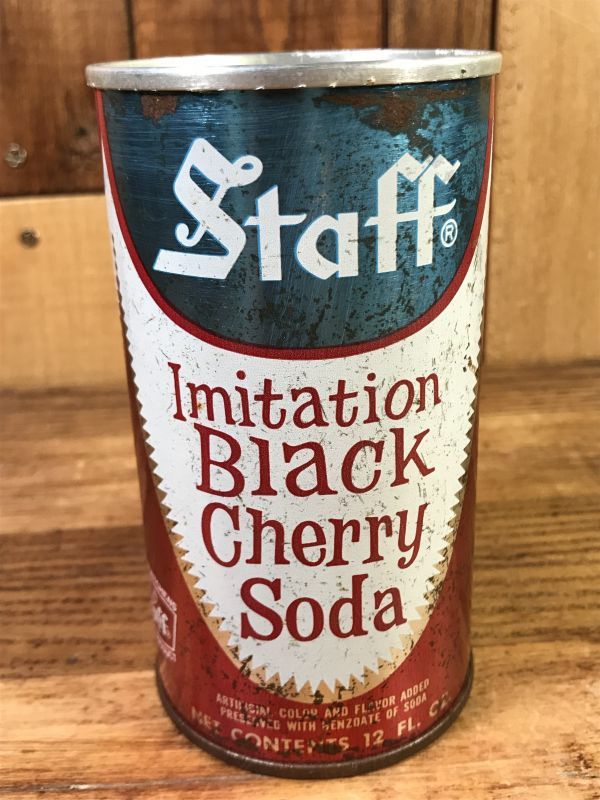 Staff Imitation Black Cherry Soda Drink Can ブラックチェリーソーダ