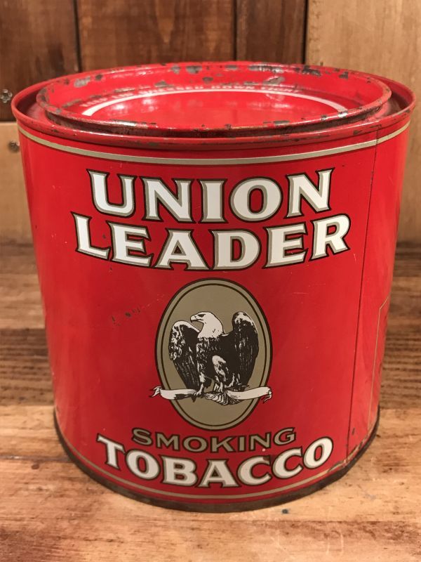 Union Leader Smoking Tobacco Tin Can ユ 
