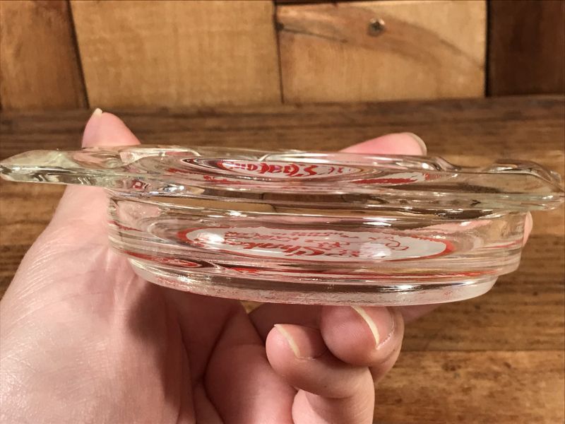 Shakey's Pizza Parlor Glass Ashtray シェイキーズピザ ビンテージ