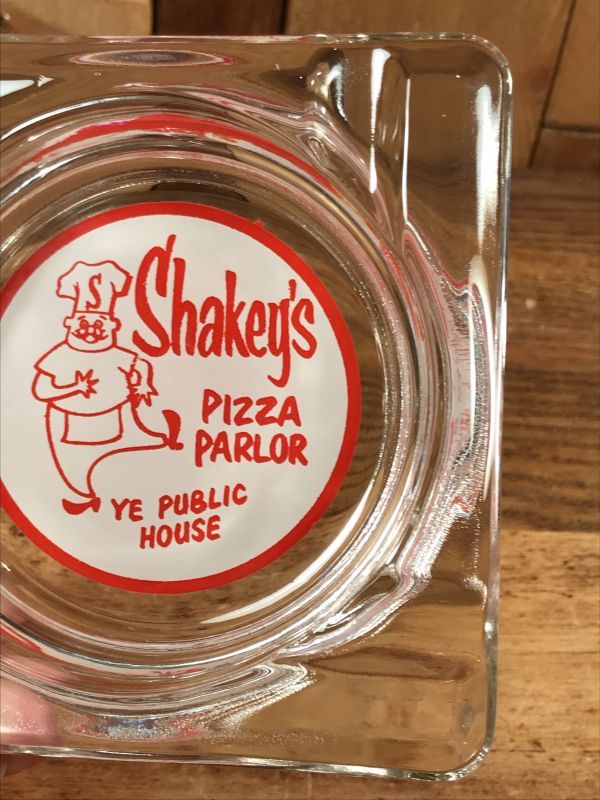 Shakey's Pizza Parlor Glass Ashtray シェイキーズピザ ビンテージ