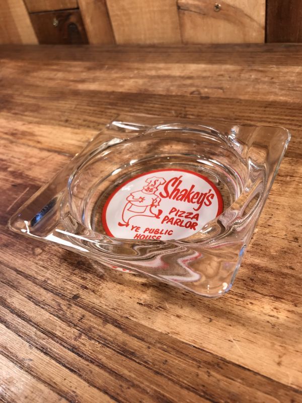 Shakey's Pizza Parlor Glass Ashtray シェイキーズピザ ビンテージ