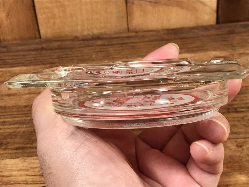 Shakey's Pizza Parlor Glass Ashtray シェイキーズピザ ビンテージ