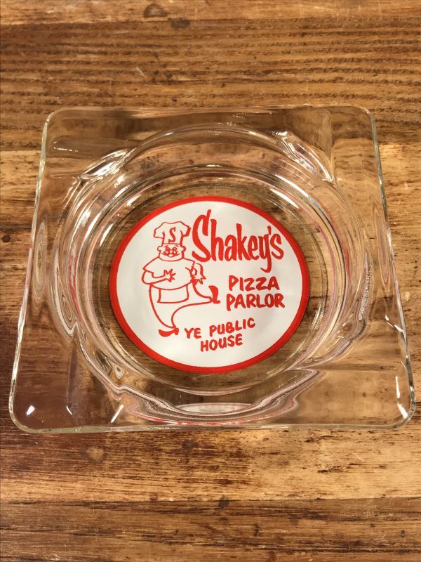 Shakey's Pizza Parlor Glass Ashtray シェイキーズピザ ビンテージ