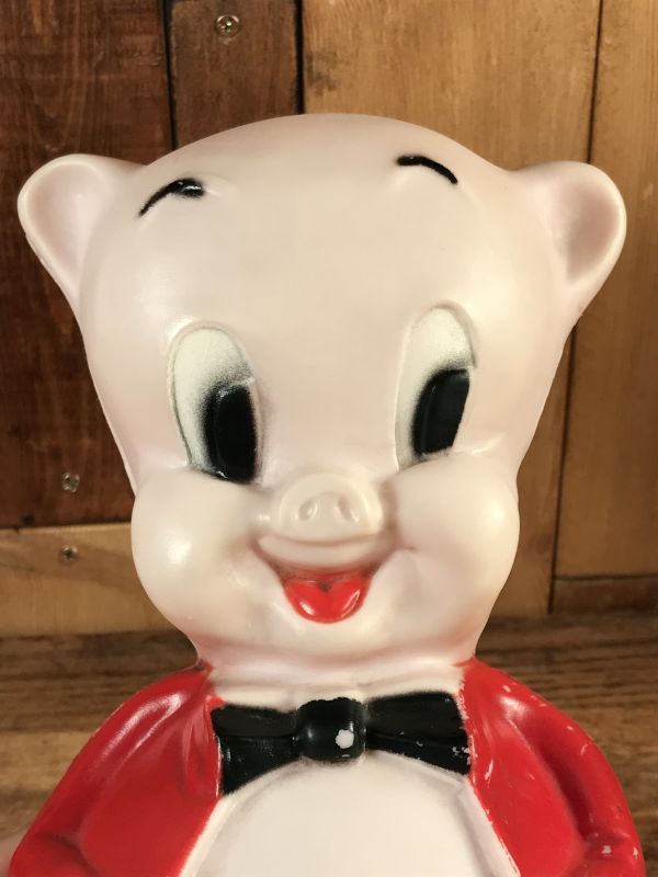 Looney Tunes Porky Pig Roly Poly Toy ポーキーピッグ ビンテージ