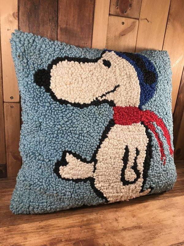 Peanuts Snoopy “Flying Ace” Decorative Pillow スヌーピー