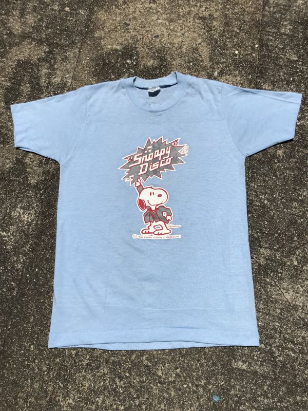 Champion Peanuts “Snoopy Disco” T-Shirt スヌーピー ビンテージ T