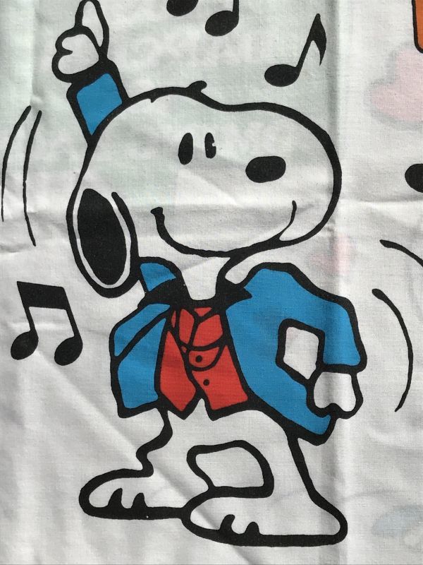 Snoopy & Woodstock “Disco” Pillow Case スヌーピー ビンテージ