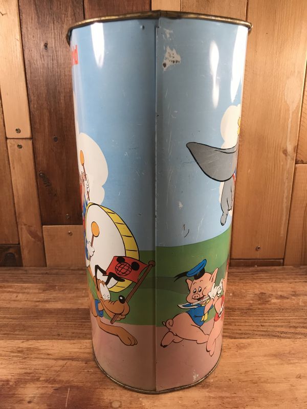 Cheinco “Walt Disney World” Metal Trash Can ディズニーワールド