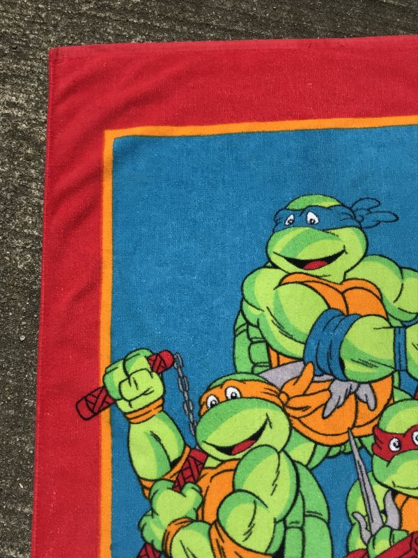 Teenage Mutant Ninja Turtles Beach Towel タートルズ ビンテージ