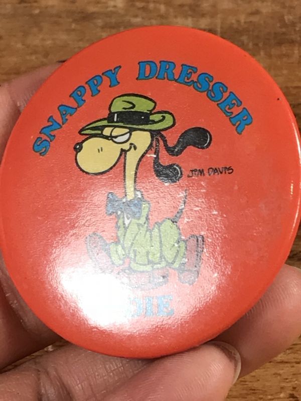 Garfield Odie “Snappy Dresser” Pinback ガーフィールド ビンテージ