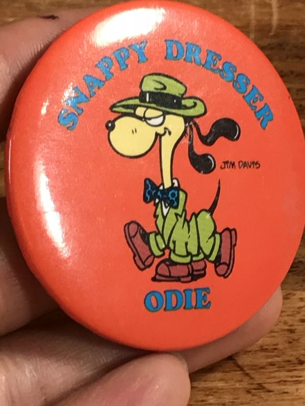 Garfield Odie “Snappy Dresser” Pinback ガーフィールド ビンテージ