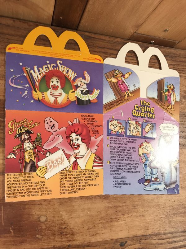 McDonald's “Magic Show” Happy Meal Box マクドナルド