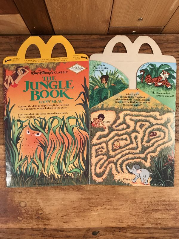 McDonald's “The Jungle Book” Happy Meal Box マクドナルド