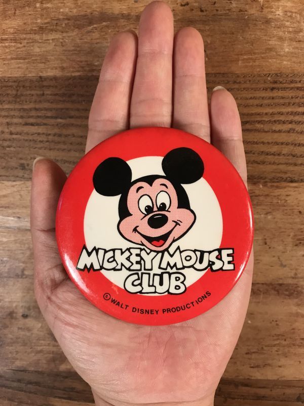 Disney “Mickey Mouse Club” Pinback ミッキーマウスクラブ ビンテージ