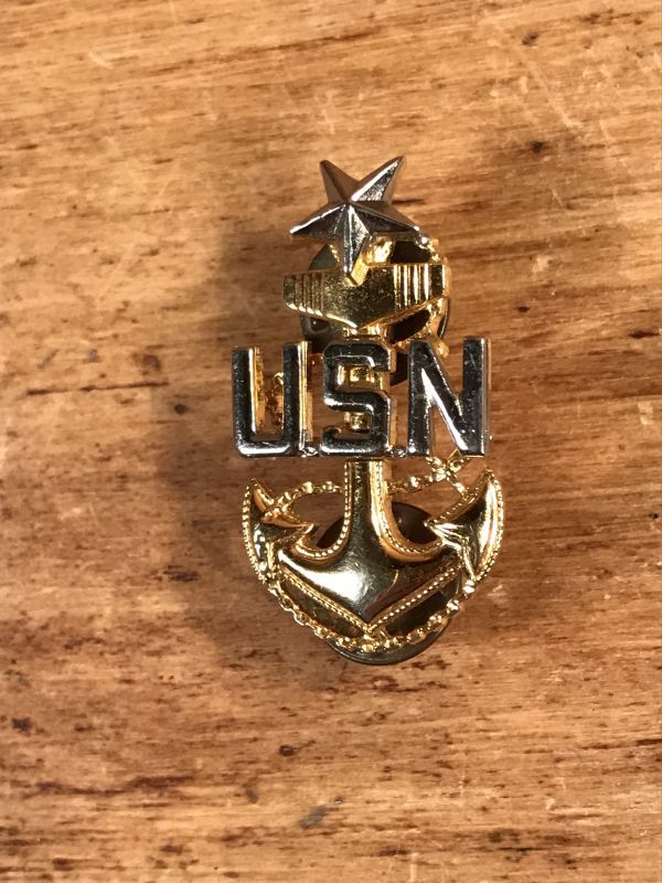 US Navy “USN” Senior Chief Petty Officer Pins USネイビー 