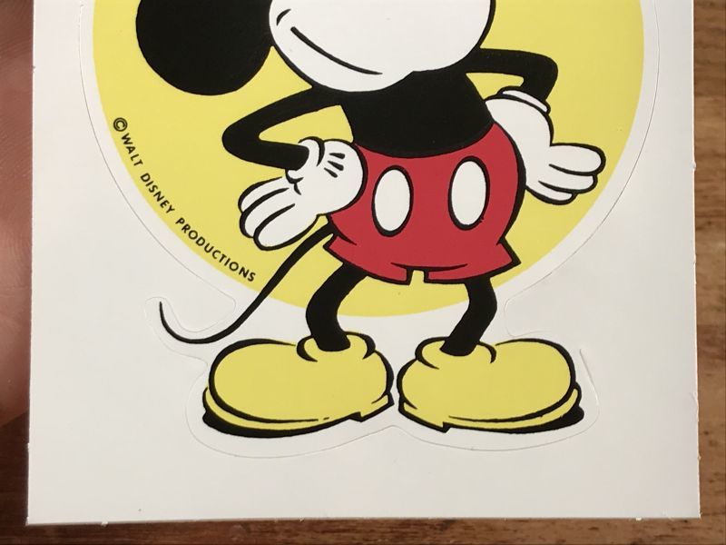 Murray Skoff Enterprises Disney “Mickey Mouse” Sticker ミッキー