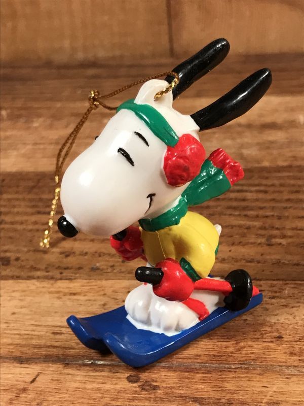 Peanuts Snoopy “Skiing” PVC Figure Ornament スヌーピー