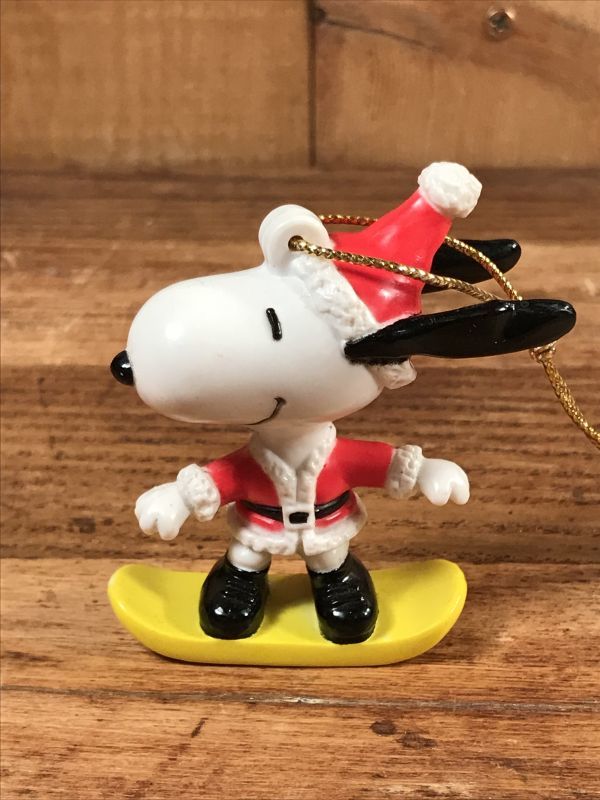 Peanuts Snoopy “Snowboarding” PVC Figure Ornament スヌーピー