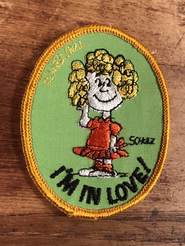 Peanuts Gang Snoopy Sally Brown Patch サリー ビンテージ ワッペン スヌーピー 70年代 Stimpy Vintage Collectible Toys スティンピー ビンテージ コレクタブル トイズ