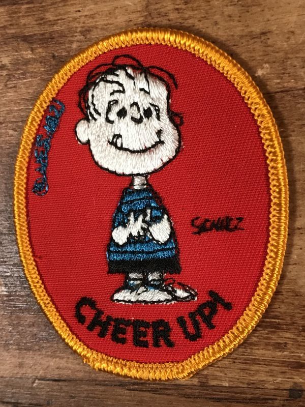 Peanuts Gang Snoopy “Linus” Patch ライナス ビンテージ ワッペン スヌーピー 70年代 -  STIMPY(Vintage Collectible Toys）スティンピー(ビンテージ コレクタブル トイズ）