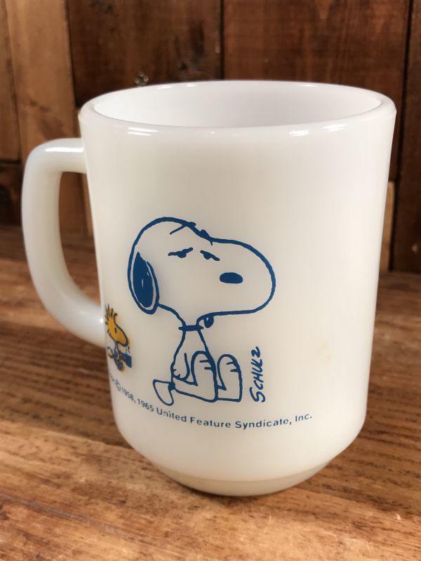 Peanuts Snoopy “Coffee Break!” Fire King Mug スヌーピー ビンテージ 