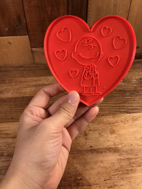 Peanuts Snoopy Heart Charlie Brown Cookie Cutter チャーリーブラウン ビンテージ クッキーカッター スヌーピー 70年代 Stimpy Vintage Collectible Toys スティンピー ビンテージ コレクタブル トイズ