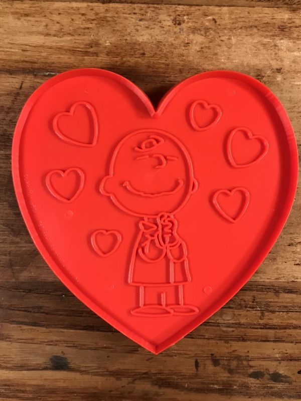 Peanuts Snoopy Heart Charlie Brown Cookie Cutter チャーリーブラウン ビンテージ クッキーカッター スヌーピー 70年代 Stimpy Vintage Collectible Toys スティンピー ビンテージ コレクタブル トイズ