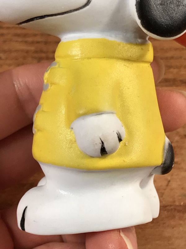 Peanuts Snoopy “Fireman” Vinyl Squeeze Doll スヌーピー ビンテージ スクイーズドール ソフビフィギュア  80年代 - STIMPY(Vintage Collectible Toys）スティンピー(ビンテージ コレクタブル トイズ）