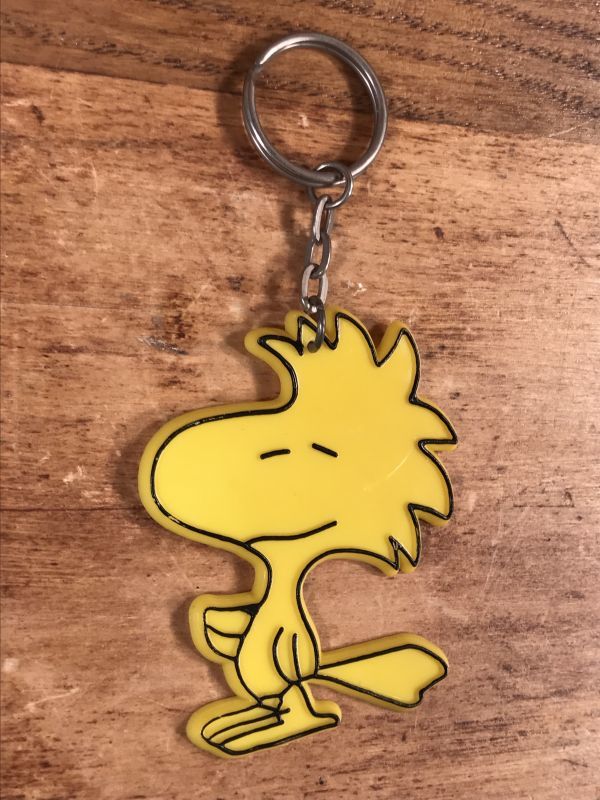Aviva Snoopy Woodstock Plastic Keychain ウッドストック ビンテージ 